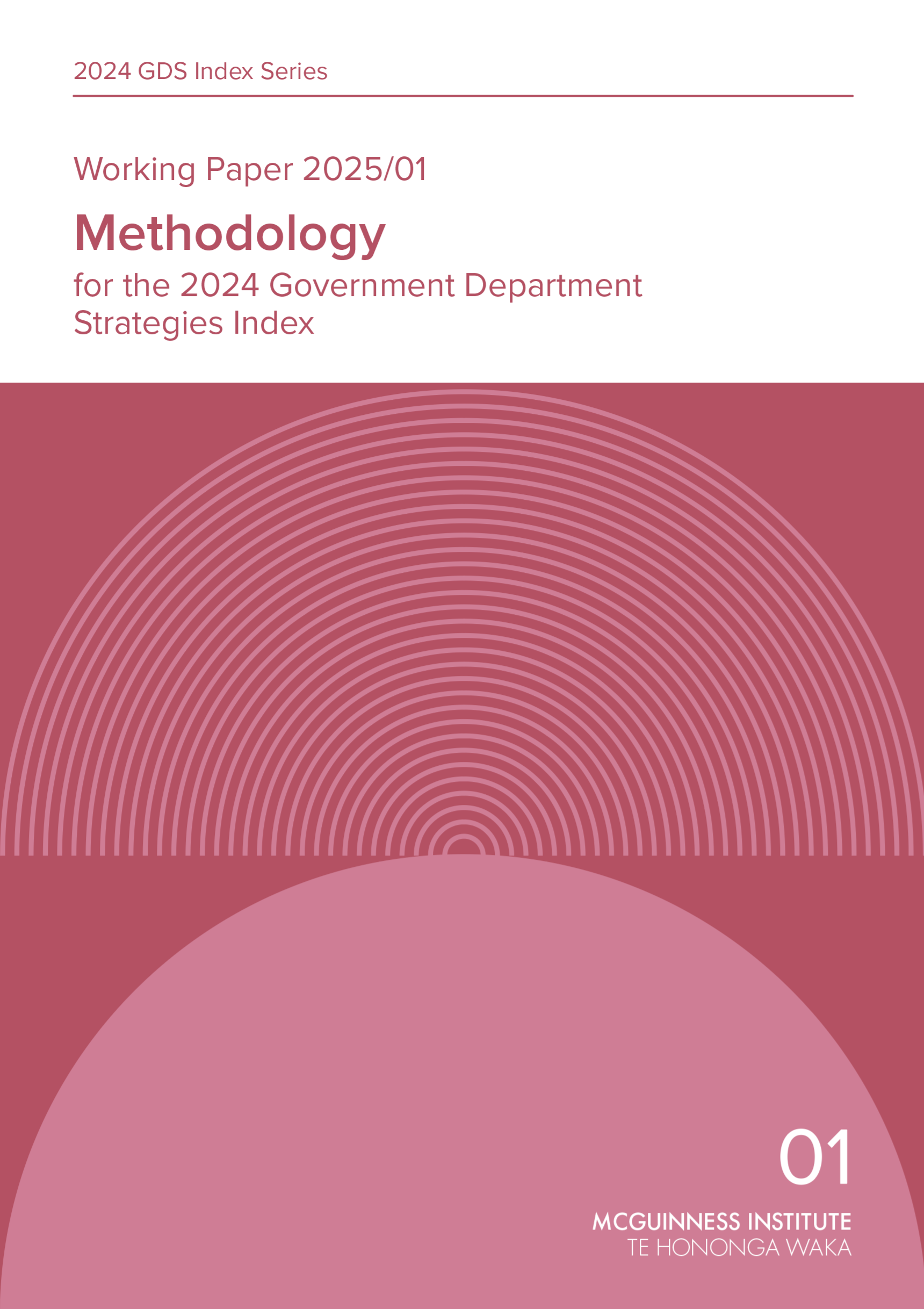 Working Paper GDS Index Methodology